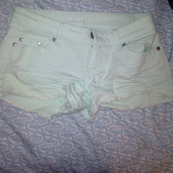 Teal shorts