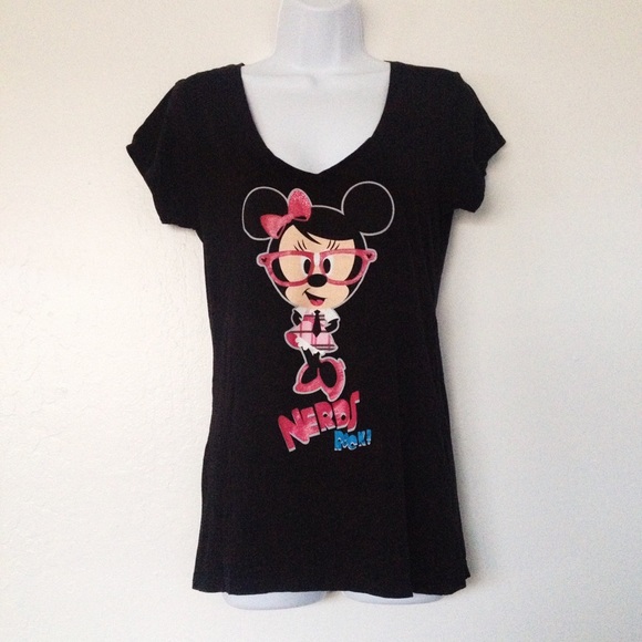 Minnie Mouse Deep V-neck