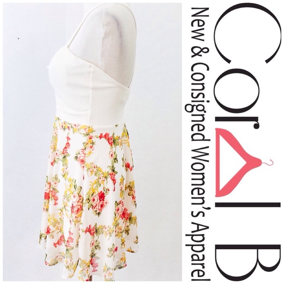 Floral A-Line Dress - Picture 2 of 4