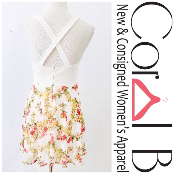 Floral A-Line Dress - Picture 3 of 4