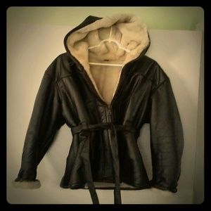 Wilons Leather winter coat size XL