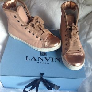 AUTHENTIC LANVIN BASKET HAUTE SNEAKERS!