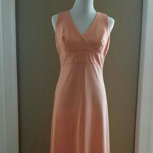 Peach party dress