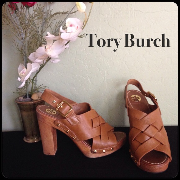 Tory Burch "Jodie" Stacked Heel