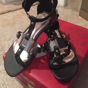 Carlos Santana gladiator shoes