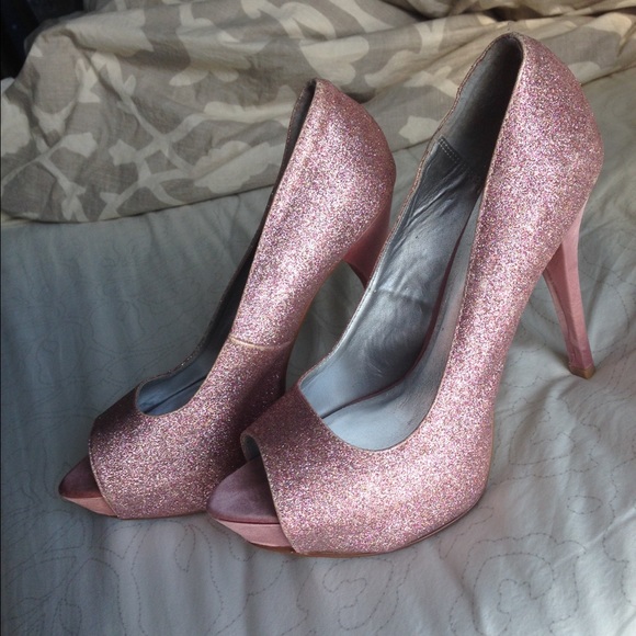 Light pink glitter heals size 10 - Picture 1 of 4