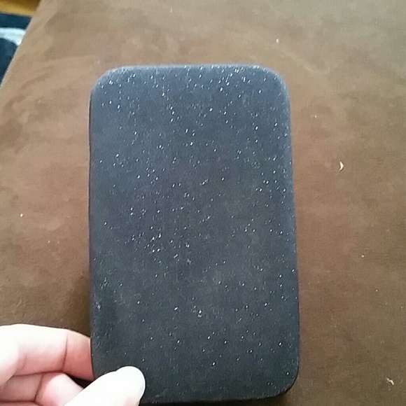 Black metal box wallet