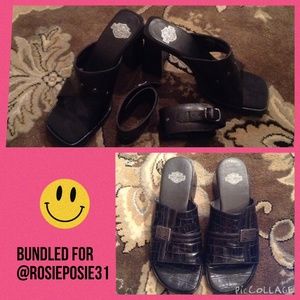 ***Bundled****Harley Davidson Flats and Heels