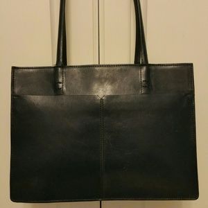 Alfani genuine leather bag