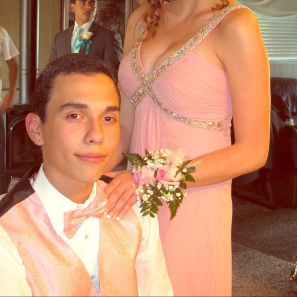 Baby pink prom dress (date not included)