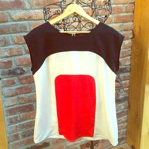 Color Block Blouse