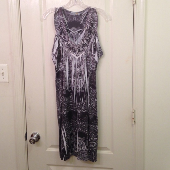 Sleeveless racer back dress