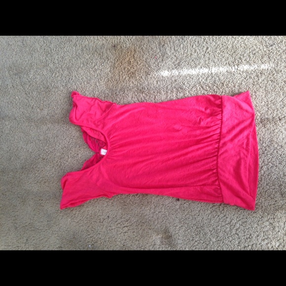 Pink Shirt Can Either Be Worn As Dress Or Shirt .