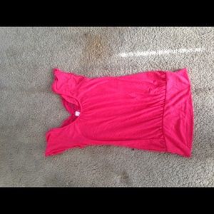 Pink Shirt Can Either Be Worn As Dress Or Shirt .