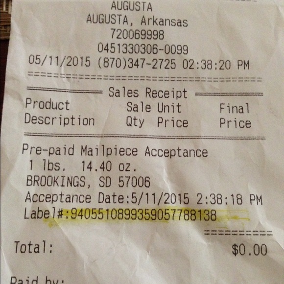 RECEIPTS & TRACKING#'s📦 - Picture 2 of 2