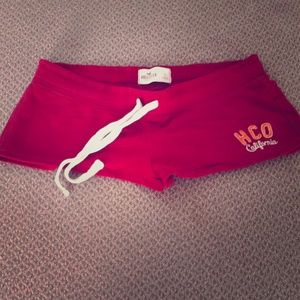 Dark red color Hollister Shorts.