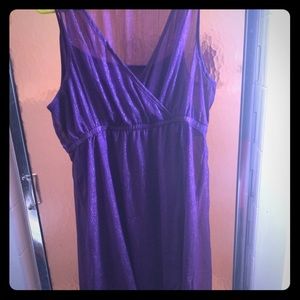 Purple summer dress