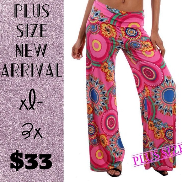 Plus size palazzo pants