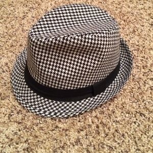 Houndstooth Fedora