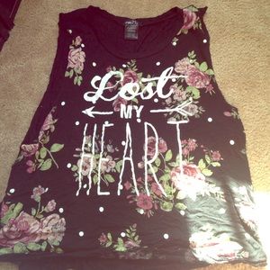 "Lost my heart" Tank Rue 21
