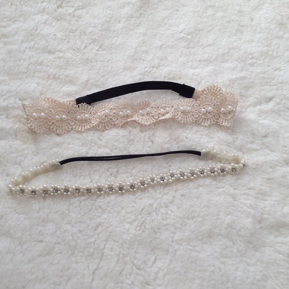 Pearl Elastic Headbands - Picture 1 of 3