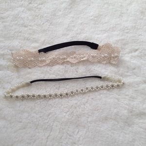 Pearl Elastic Headbands