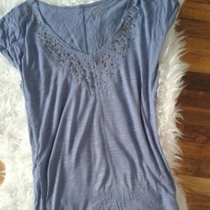 Calvin Klein soft blue top