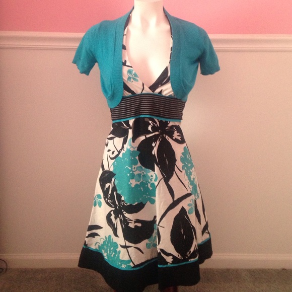 2 piece floral dress