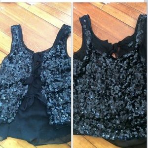 Open back sequin top