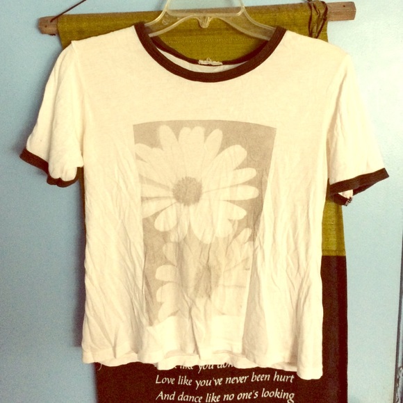 Small daisy cropped top