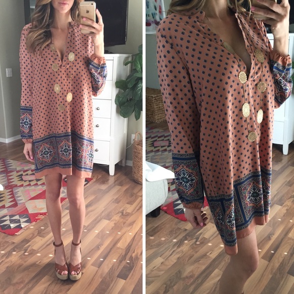 Dresses & Skirts - Beautiful Printed Boho Dress