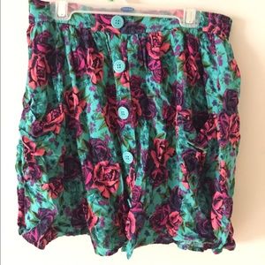 Really Cute, with flower print, skirt!