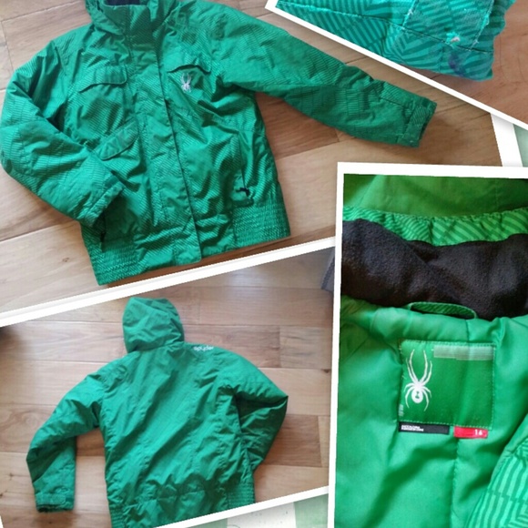 Spyder brand girls size 16 Snowboarding Coat