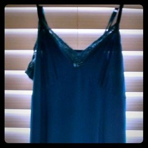 Silk Blue Night Gown