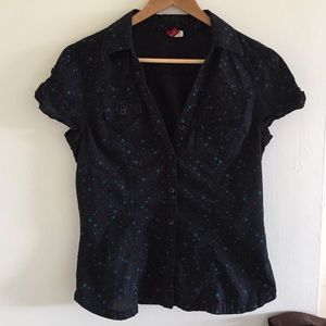 Black w Star print