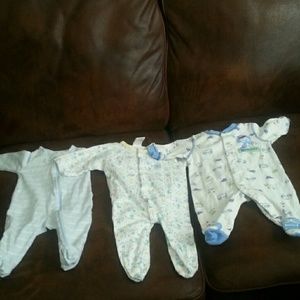 Lot of 3 Baby Sleepers Carter's