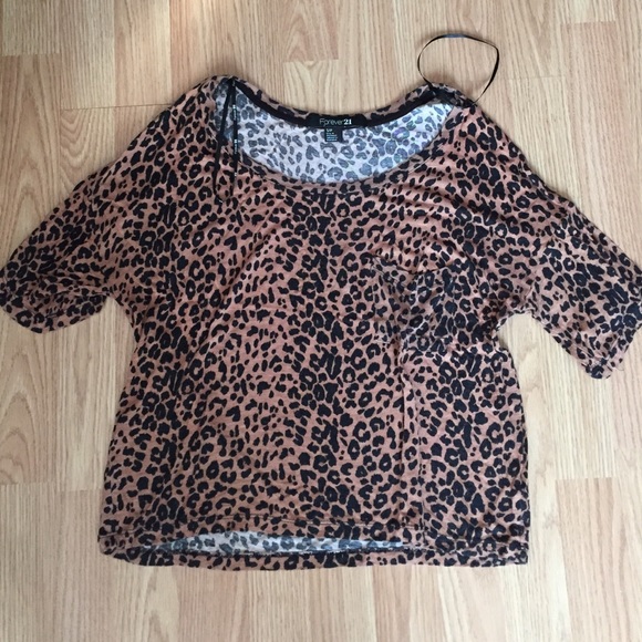 Forever 21 cheetah shirt