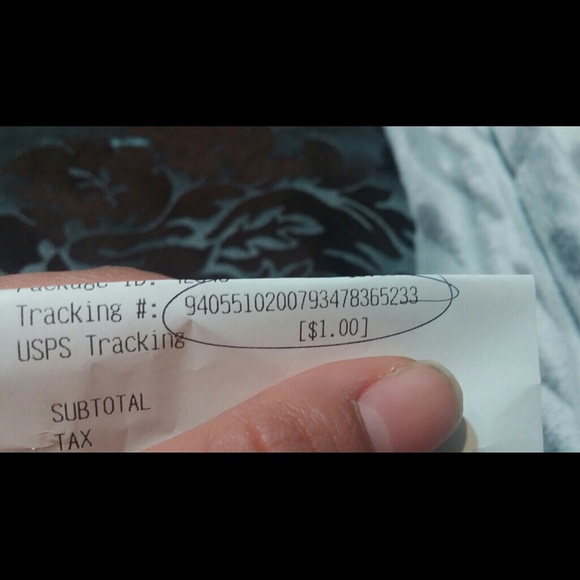 Tracking number - Picture 1 of 1