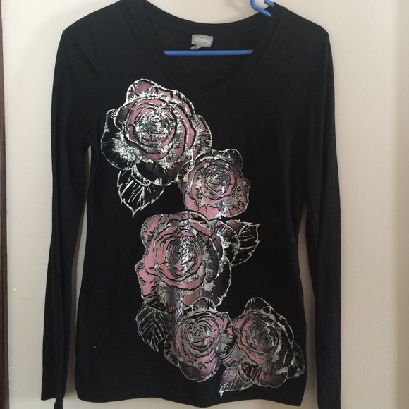 V neck vanity long sleeve