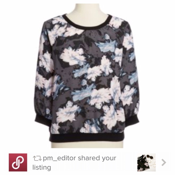 ❌❌pm_editor pick🎉 NWT Vintage inspired floral top - Picture 2 of 3