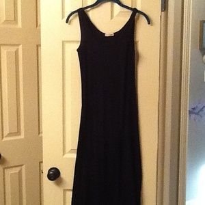 Black maxi dress