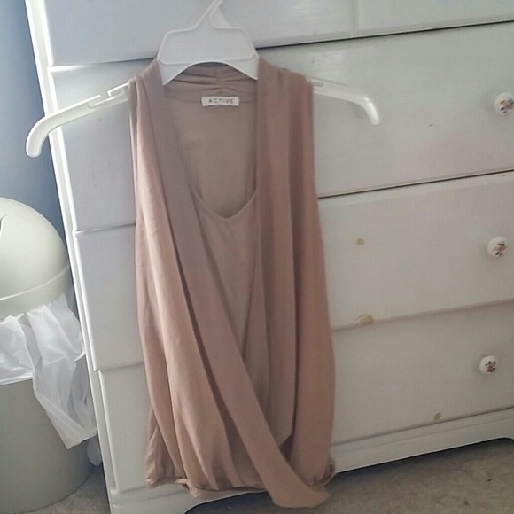 Cute chiffon and cotton top