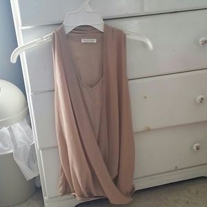 Cute chiffon and cotton top