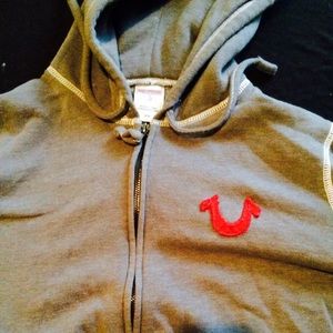 True religion zip up hoodie