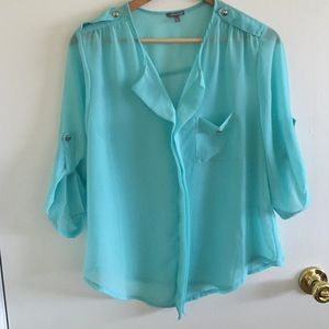 NWOT Mint green Top