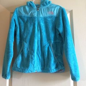 Hooded North Face soft jacket