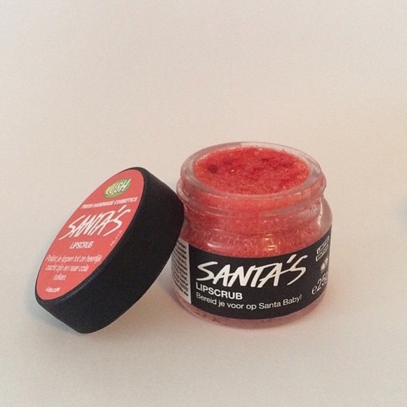 LUSH Santa's lip scrub