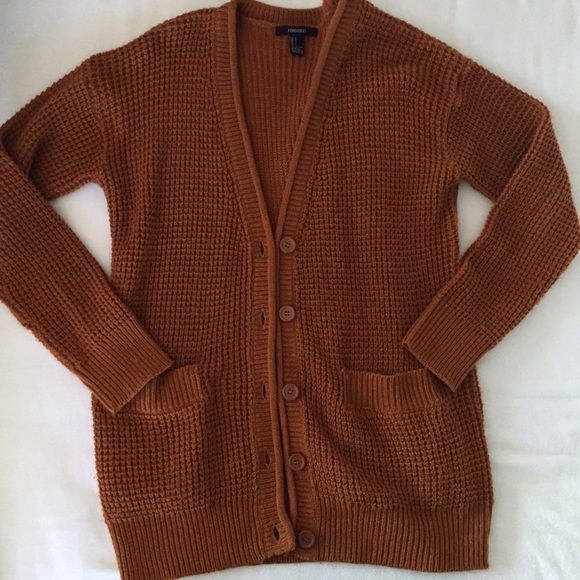 rust coloured knitwear