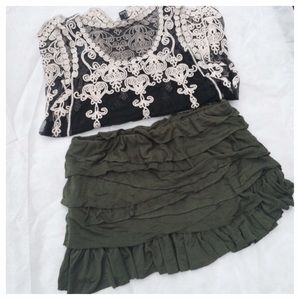 🌻 Rue 21 Olive Skirt 🌻