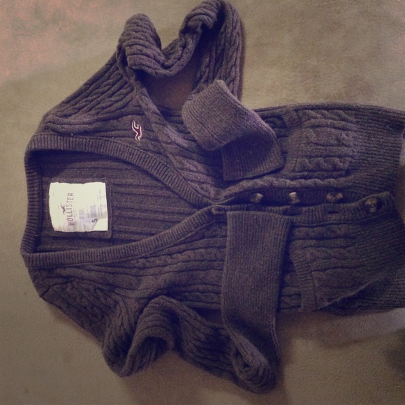 Brown Hollister Cardigan